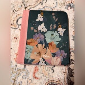 Erin Condren Floral Bag - Pink and Green